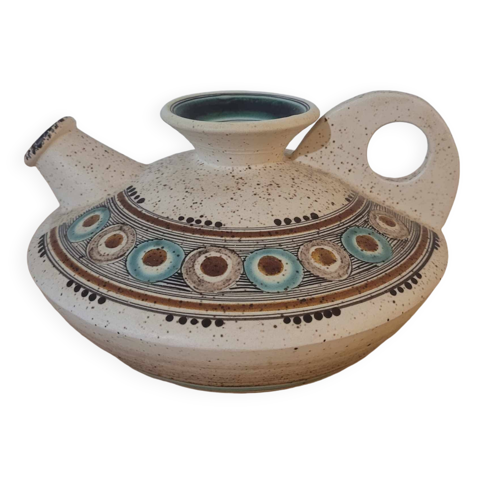 IOLKOS Handmade Greek Stoneware Decorative Vase