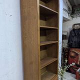 Oak bookcase, mid-20th century