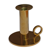 Solid brass candlestick by Sigurd Persson Sweden around 1960