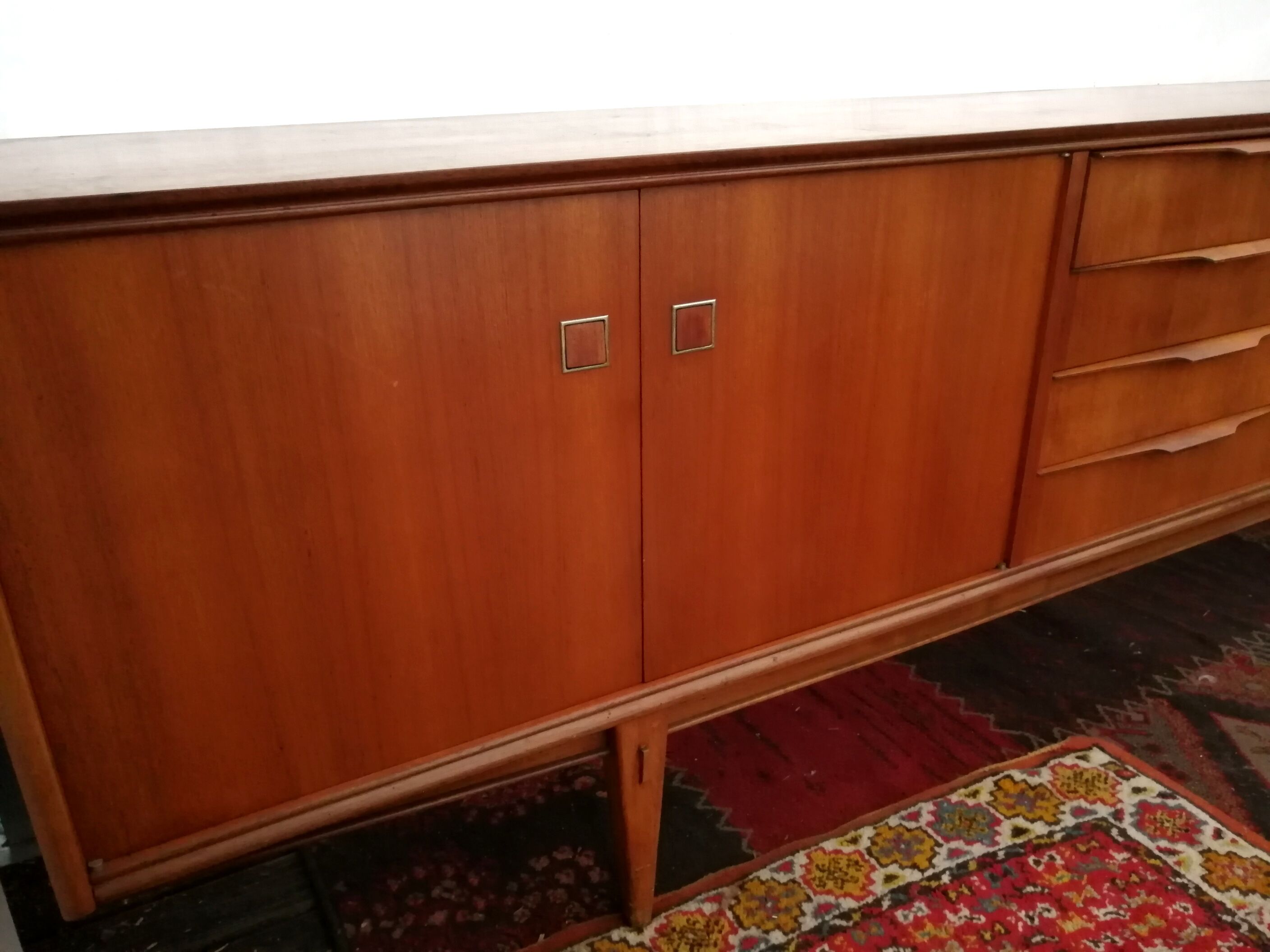 Scandinavian vintage teak sideboard, 60s