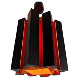 Rare design Space Age UFO pendant by Napako, 1970s