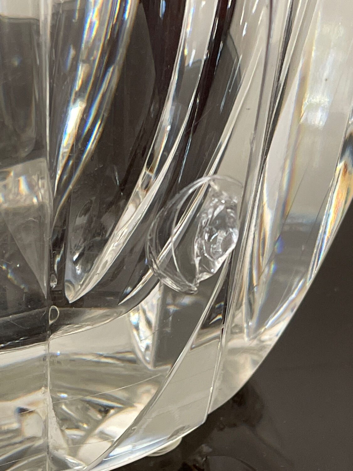 Saint Louis Art Deco "d'Artagnan" crystal vase