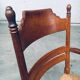 Large Italian Alps Rustic Carved Armchair, 1930s