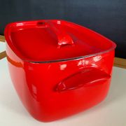 Cocotte vintage en fonte émaillée