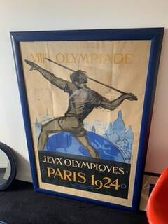 Original Poster for the 1924 Paris Olympic Games