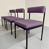 6 anciennes chaises design Dieter Wäckerlin model 101 pour Idealheim 1960