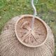 Suspension lampshade rattan straw