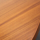 Extendible dining table teak XXL, Nielsen Denmark, 1970