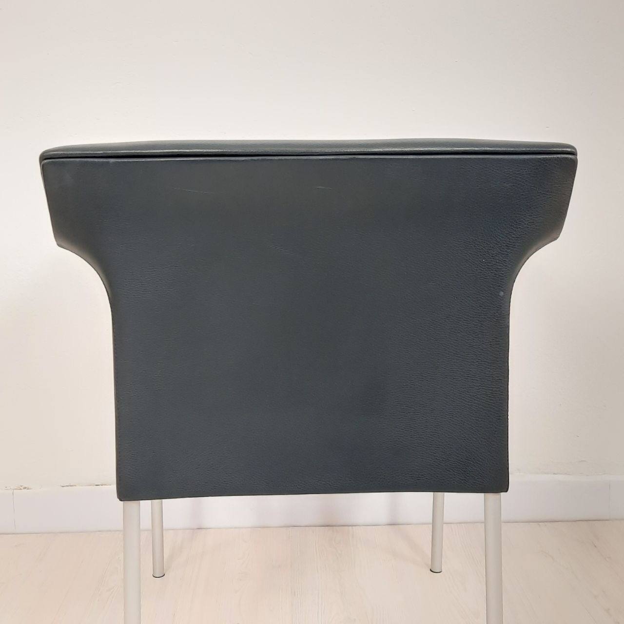 Quatre fauteuils de Matteo Grassi cuir années 1990/2000