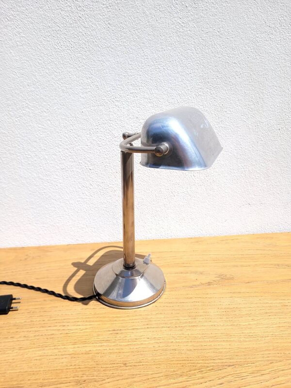 Lampe de bureau vintage en aluminium