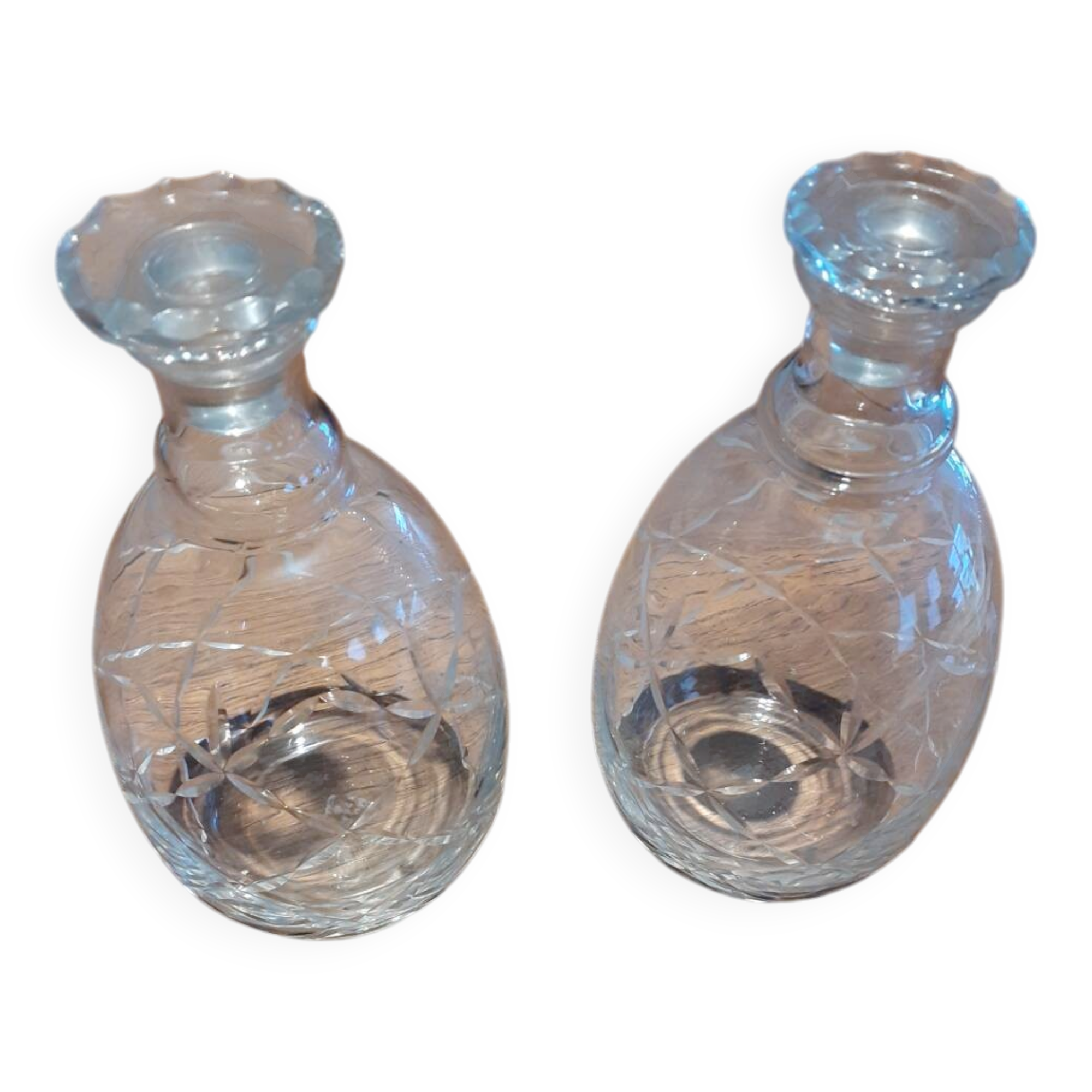 Daum antique carafes