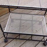 Perforated iron rolling table