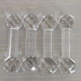 4 glass knife rests