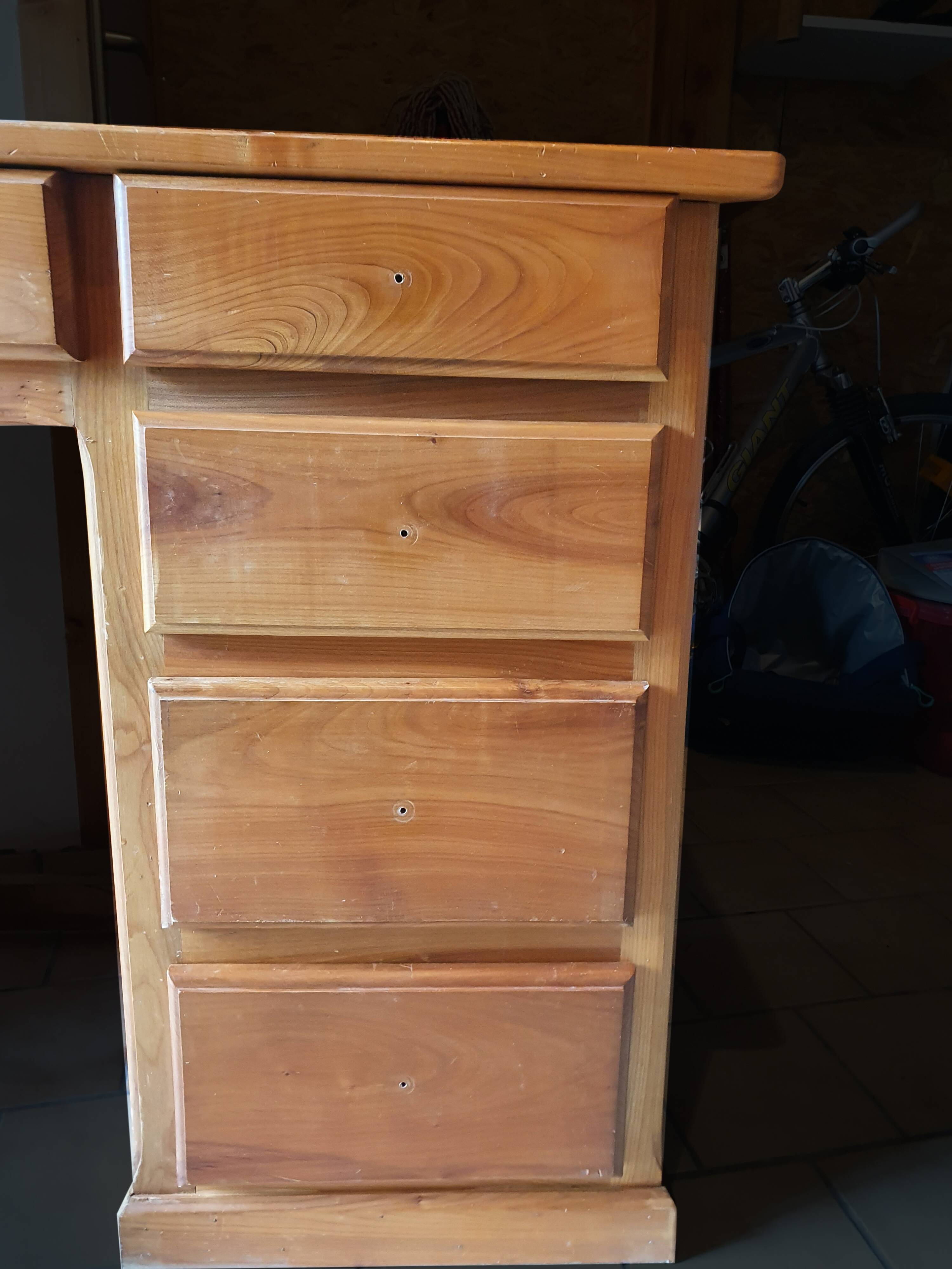 Bureau bois massif