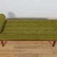 Modèle GE-19 de méridienne en teck, conçu par Hans J. Wegner pour Getama, Danemark, années 1950