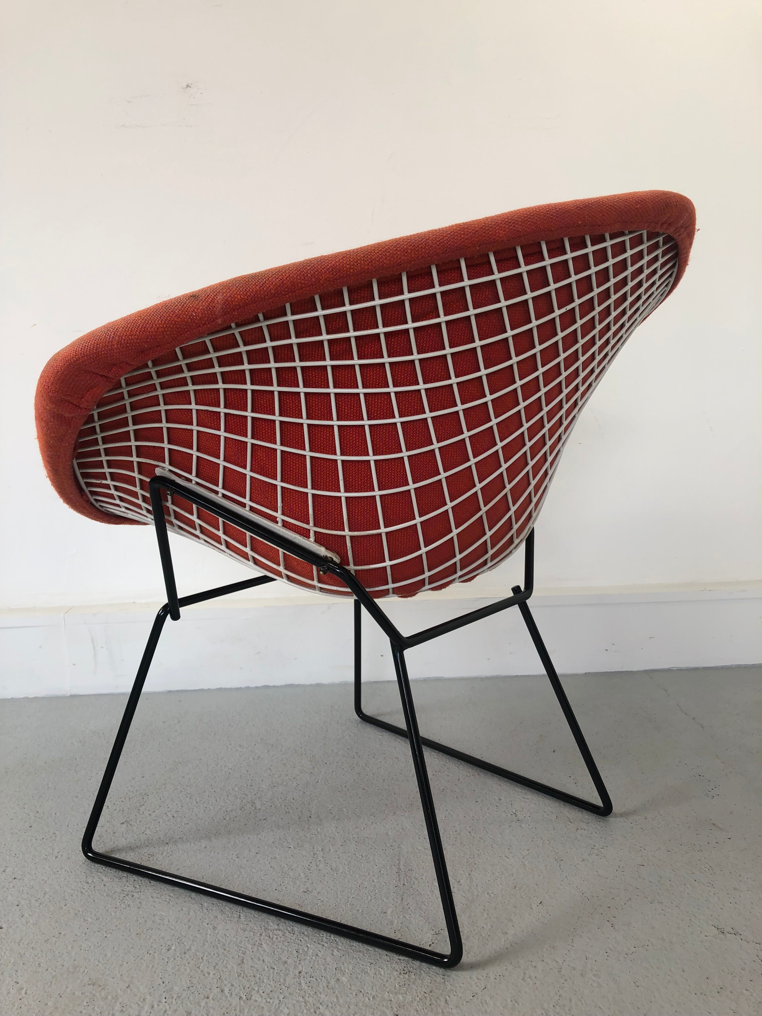 Vintage Diamond 421 Lounge Chair by Harry Bertoia for Knoll International