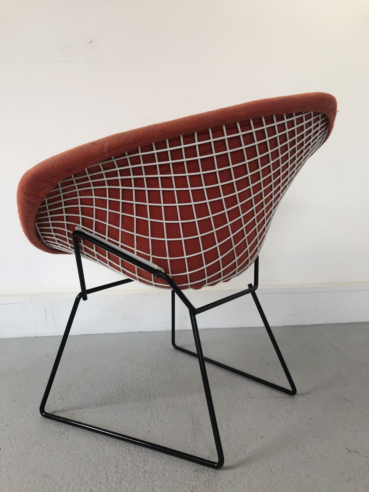 Vintage Diamond 421 Lounge Chair by Harry Bertoia for Knoll International