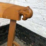 Cherry armchair directoire