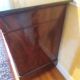 Louis Philippe chest of drawers In walnut veneer with black marble top