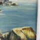 Huile sur bois mer Méditerranée J.Bellemont