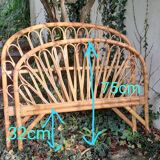 Rattan bed
