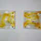 Pair of Murano Mazzega Orange wall lights, Italy, 1970
