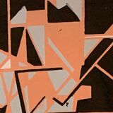 Empty Djinn enamelled black ceramic pockets, helicopter aviation theme