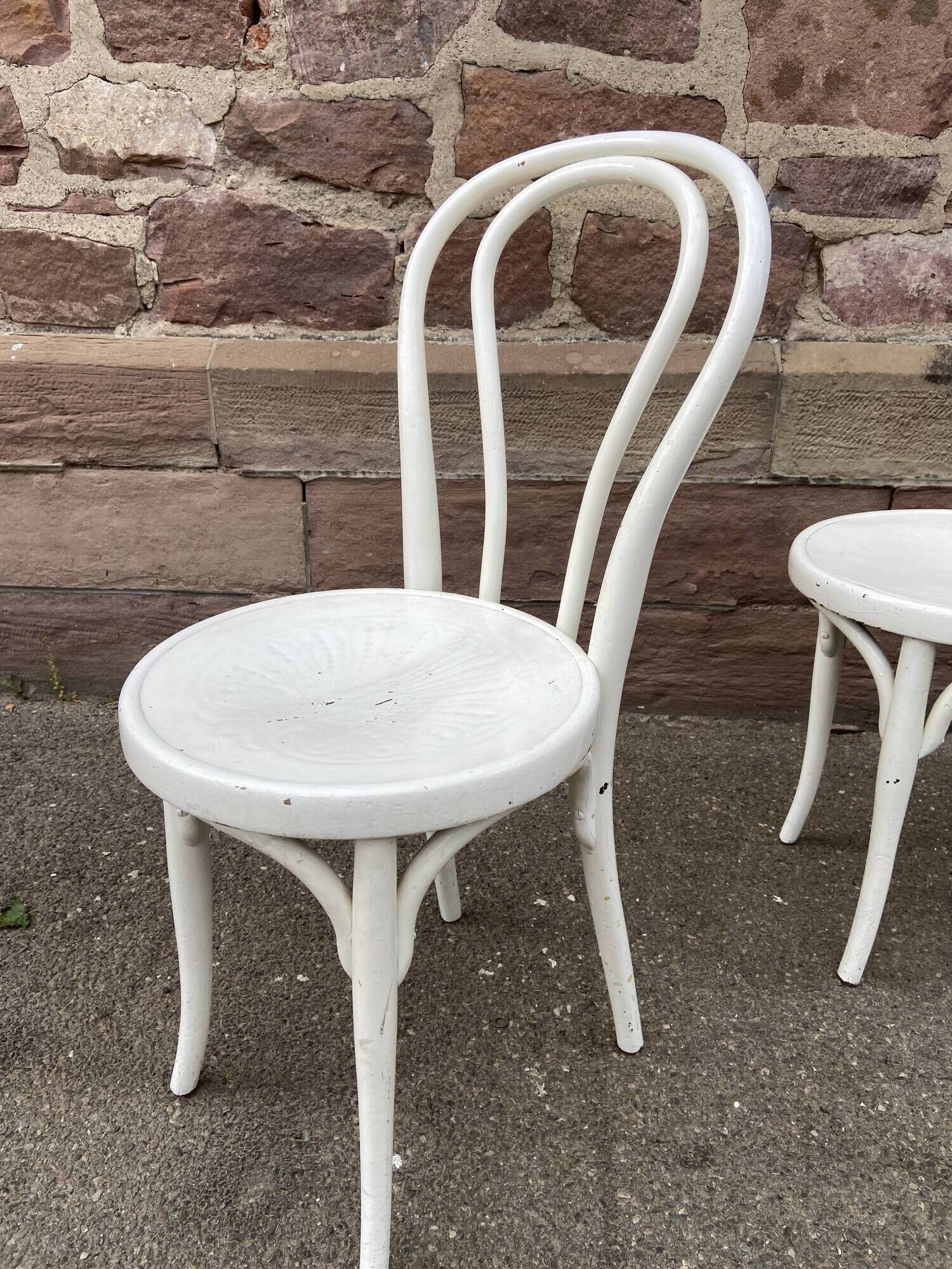 Pair of Viennese chair JJ Kohn 1900 parisian café bistro