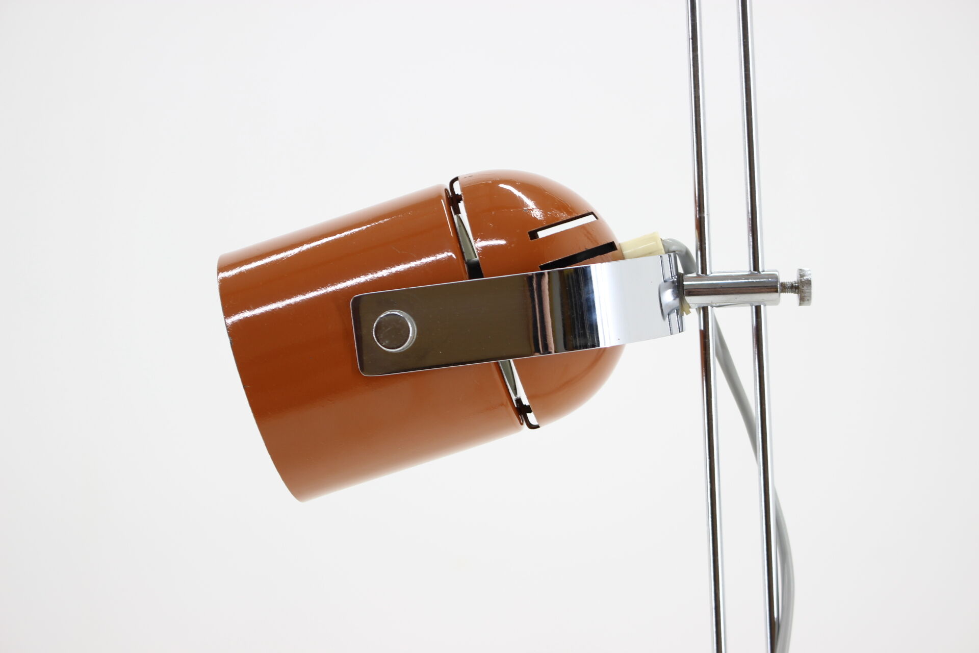 1970s Stanislav Indra Brown Table Lamp, Czechoslovakia