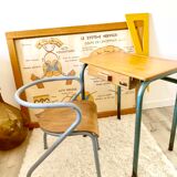 Chair of schoolboy and his desk bu Jacques Hitier