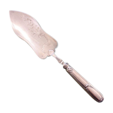 Cake shovel, pie, silver metal fish