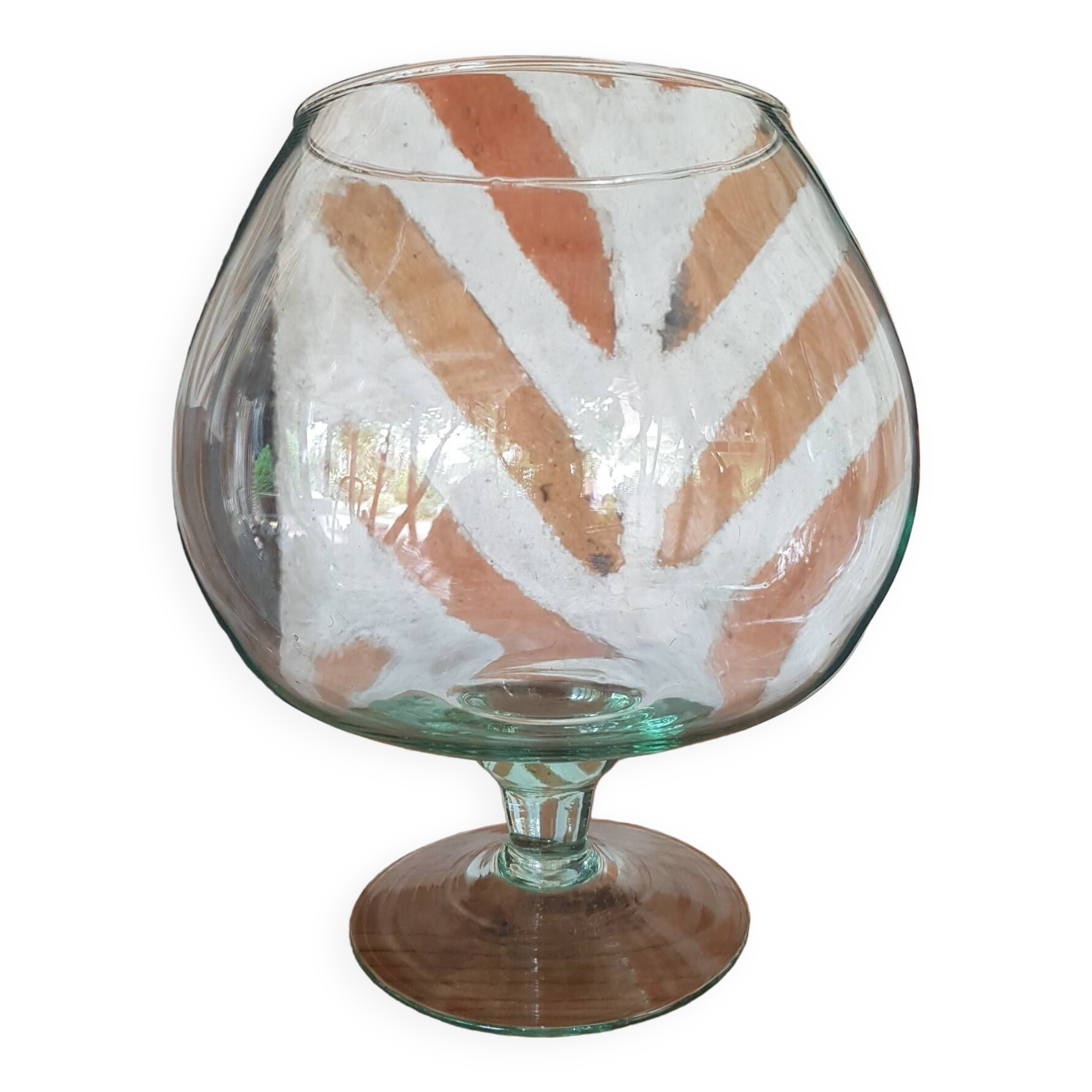 Glass terrarium cup vase