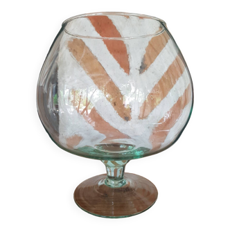 Vase coupe terrarium verre