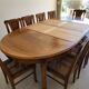 Table and 10 Art Nouveau style chairs.