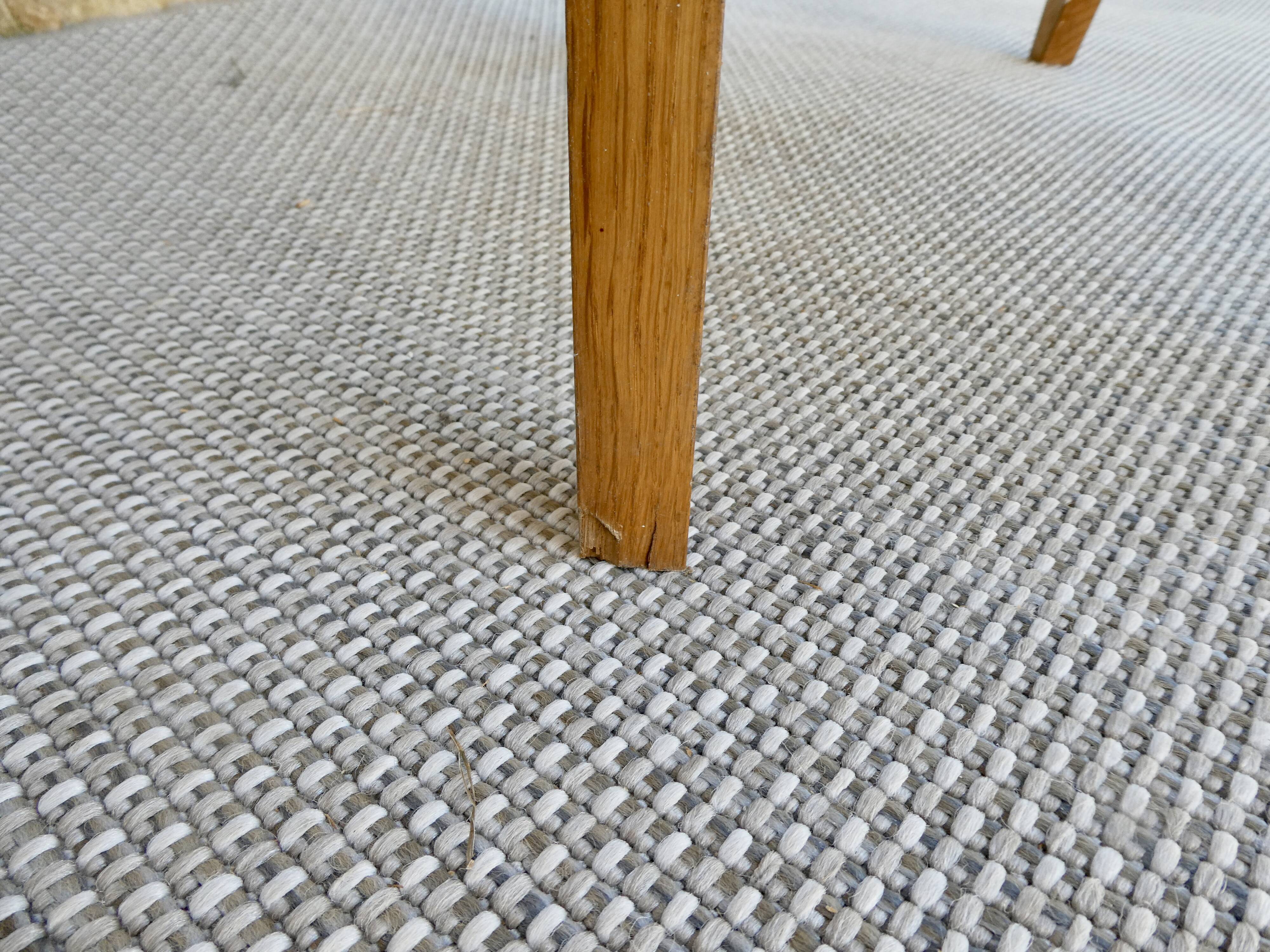 Bedside compass feet in light wood, 60s