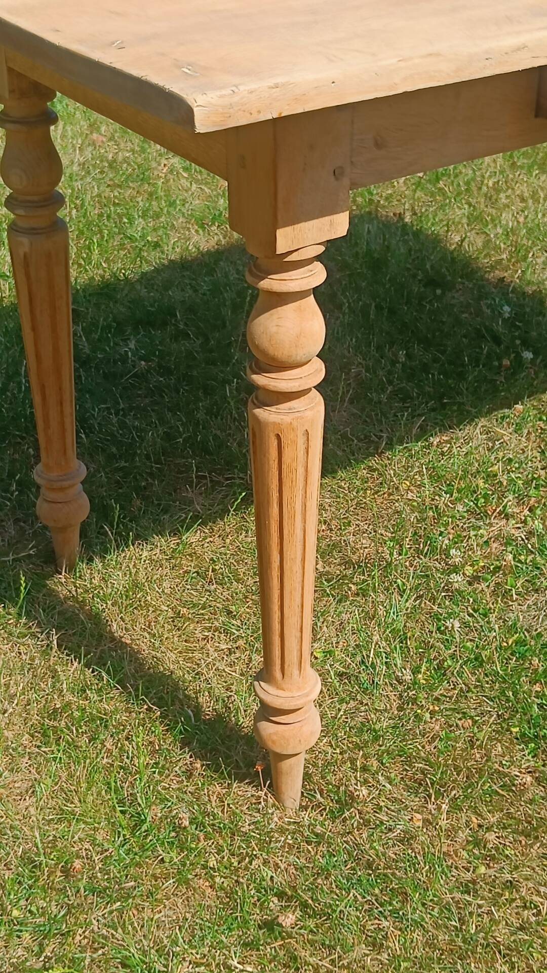 Oak farmhouse table