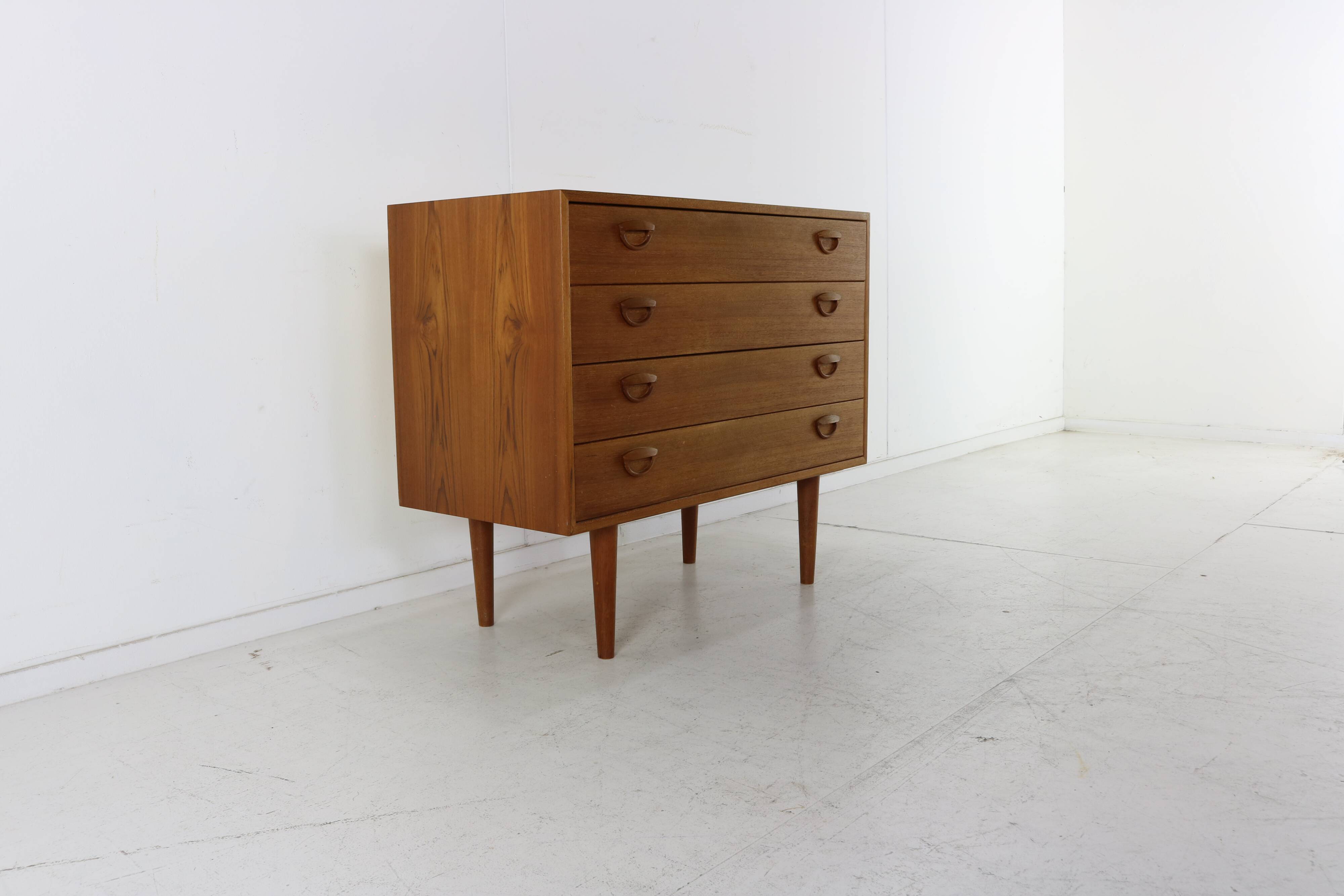 Danish design wooden chest of drawers