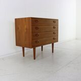Danish design wooden chest of drawers