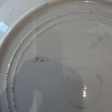 Lot of 6 soup plates Soup plate in pink, Moisson model signed Onnaing