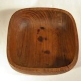 Teak bowl, empty pocket
