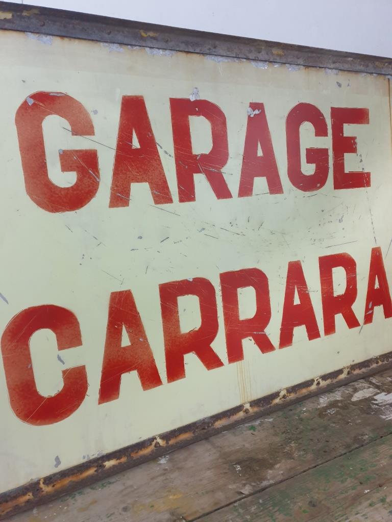 Garage sign