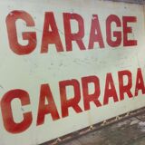Garage sign