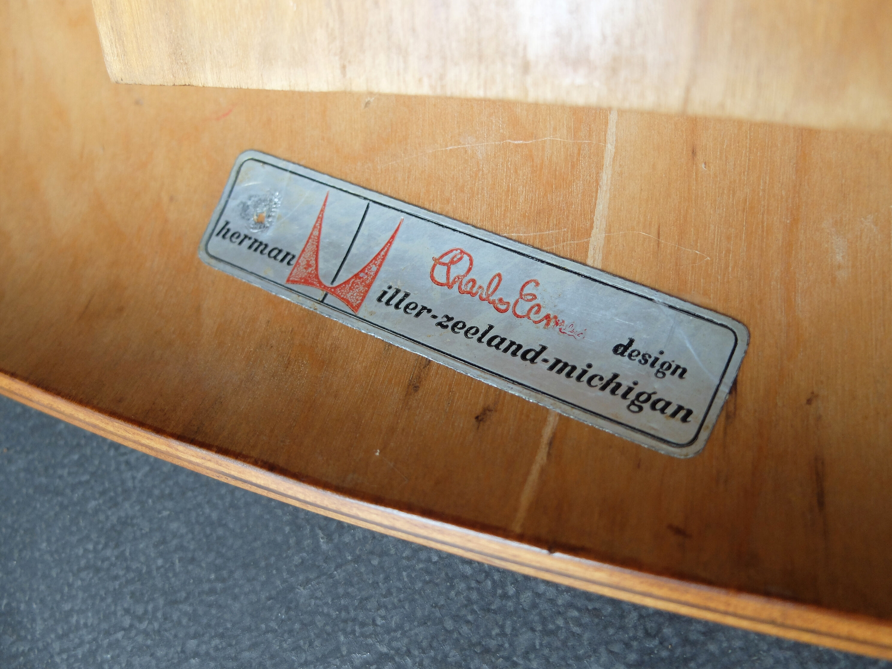 LCW Lounge Chair Wood Charles & Ray Eames for Herman Miller 1950