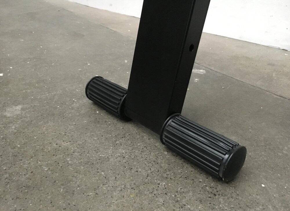 Postmodern Italian graffiti shelf by Rodney Kinsman for Bieffeplast, 1980s.