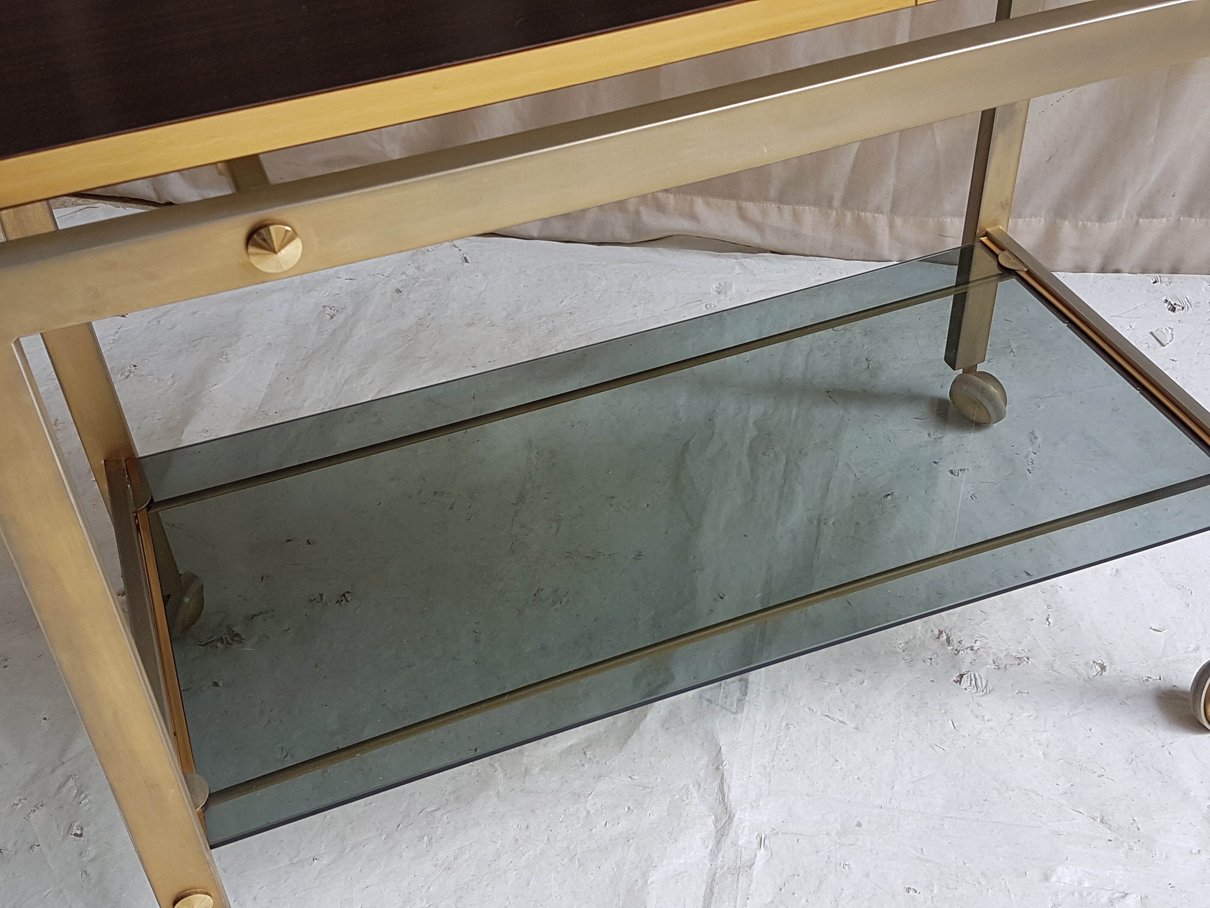 Console vintage plateau pivotant