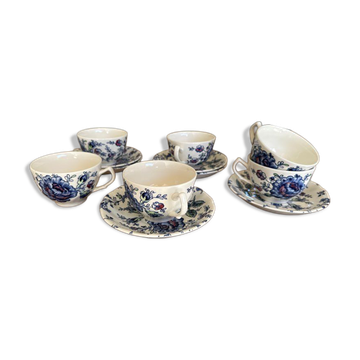 6 tasses à café Johnson Bros