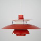 Suspension vintage danoise Ph 5 dans le style de Poul Henningsen, Louis Poulsen, 1958