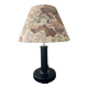 Vintage lamp in black metal 70s