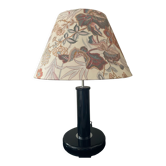 Lampe vintage en métal noir années 70
