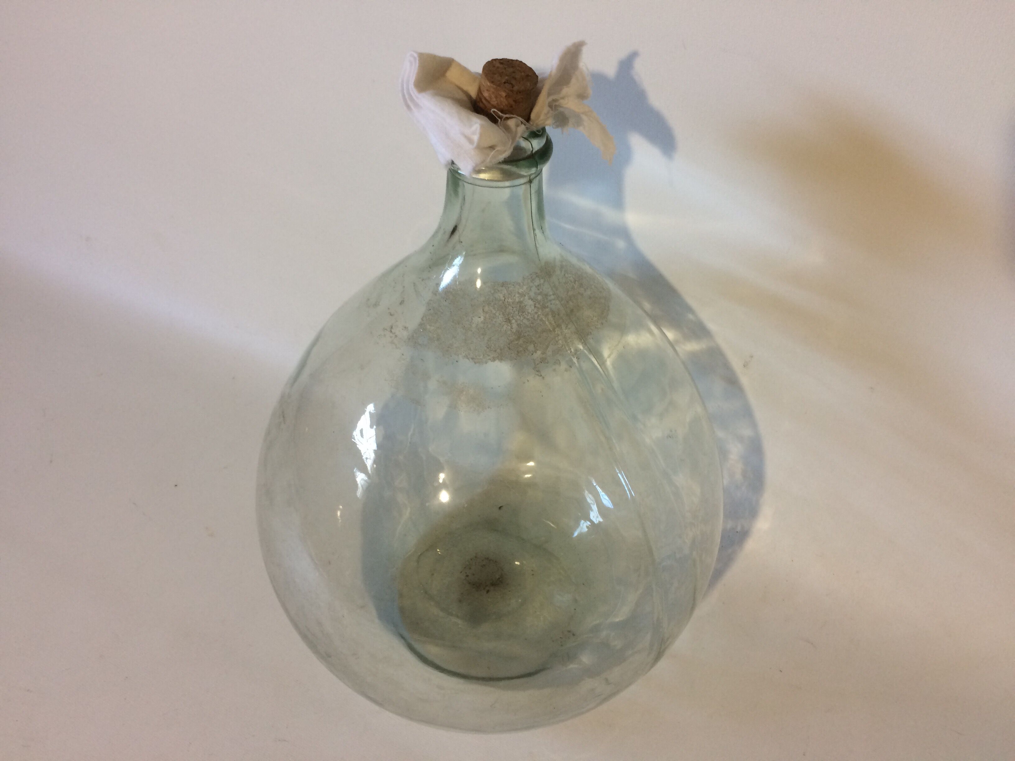 Demijohn transparent glass